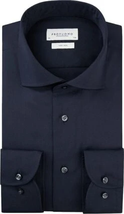 Profuomo Shirt Slim Fit Navy -Kleding Kortingswinkel 12849 6 1
