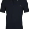 Fred Perry Polo Navy White -Kleding Kortingswinkel 3479 4