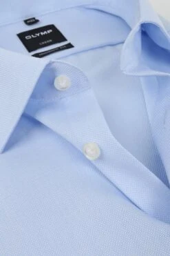 OLYMP Luxor Overhemd Blue Derby -Kleding Kortingswinkel 4001 4 1