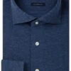 Profuomo Overhemd Knitted Indigoblauw -Kleding Kortingswinkel 56027 7