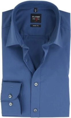 OLYMP Overhemd Donkerblauw Body Fit -Kleding Kortingswinkel 57672 1 1