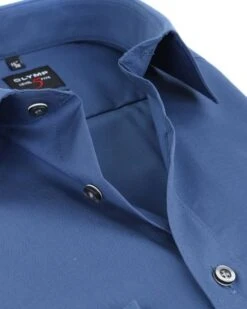 OLYMP Overhemd Donkerblauw Body Fit -Kleding Kortingswinkel 57672 2 1