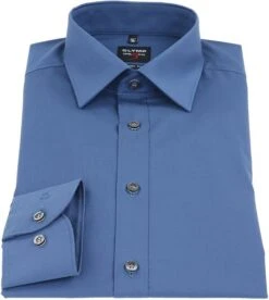 OLYMP Overhemd Donkerblauw Body Fit -Kleding Kortingswinkel 57672 3