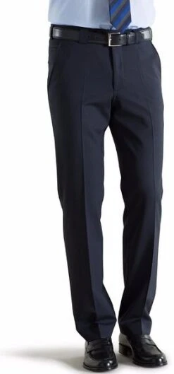 Meyer Pantalon Roma Wolmix Navy -Kleding Kortingswinkel 58683 5