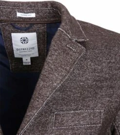 Dstrezzed Coat Boucle Brown Melange -Kleding Kortingswinkel 60073 3