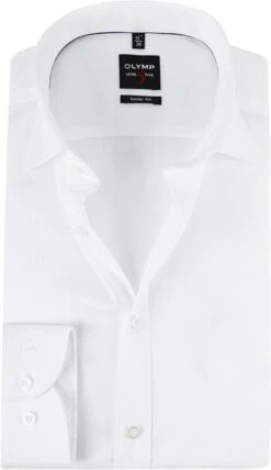 OLYMP Overhemd Level 5 Wit -Kleding Kortingswinkel 60526 14 1