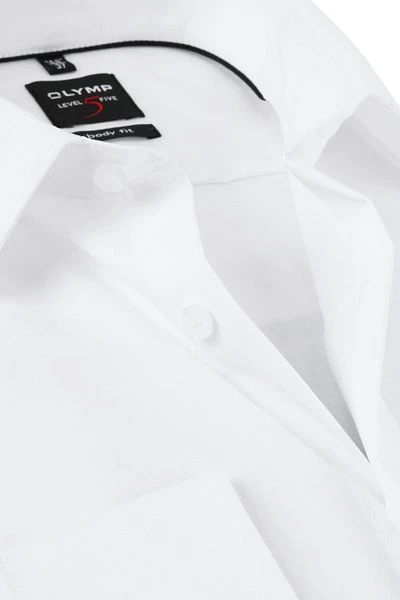 OLYMP Smoking Overhemd Level 5 Wit 4 OLYMP Smoking Overhemd Level 5 Wit - Afbeelding 2