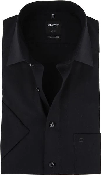 OLYMP Overhemd Luxor Zwart 7 OLYMP Overhemd Luxor Zwart - Afbeelding 5