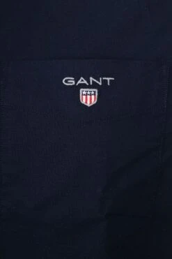 Gant Casual Overhemd Broadcloth Marine -Kleding Kortingswinkel 61485 3