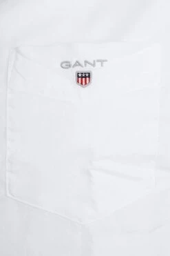 Gant Casual Overhemd Broadcloth Wit -Kleding Kortingswinkel 61491 2
