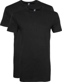 Alan Red Derby Extra Lang T-Shirt Zwart (2-Pack) -Kleding Kortingswinkel 62255 9 1