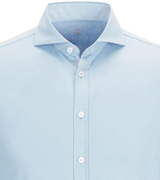 Desoto Overhemd Strijkvrij Lichtblauw 051 4 Desoto Overhemd Strijkvrij Lichtblauw 051 - Afbeelding 2