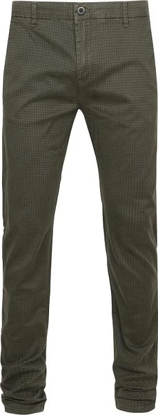 Dstrezzed Chino Graphic Donkergroen