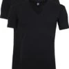 Alan Red T-Shirt V-Neck Stretch Zwart 2-Pack 1 Alan Red T-Shirt V-Neck Stretch Zwart 2-Pack -Kleding Kortingswinkel 64831 1