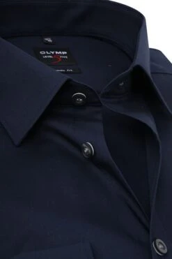 OLYMP Level Five Overhemd SL7 Body-Fit Navy -Kleding Kortingswinkel 64858 2 1