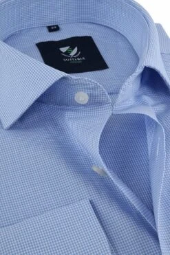 Suitable Respect Overhemd Ruit Blauw -Kleding Kortingswinkel 65010 2 1