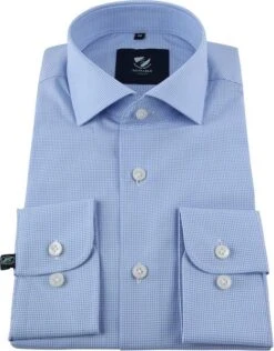 Suitable Respect Overhemd Ruit Blauw -Kleding Kortingswinkel 65010 3