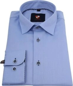 Suitable Overhemd Oxford Blauw -Kleding Kortingswinkel 65850 3