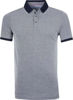 Suitable Prestige Poloshirt Melange Navy -Kleding Kortingswinkel 66247 1 1