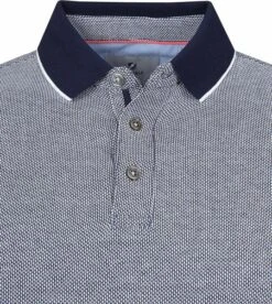 Suitable Prestige Poloshirt Melange Navy -Kleding Kortingswinkel 66247 2 1