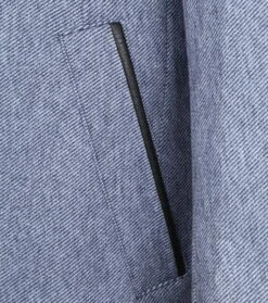 Suitable Geke Coat Wolmix Streep Blauw -Kleding Kortingswinkel 67900 11