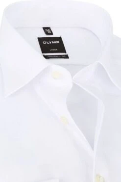OLYMP Luxor Overhemd Effen Wit -Kleding Kortingswinkel 68585 5 1