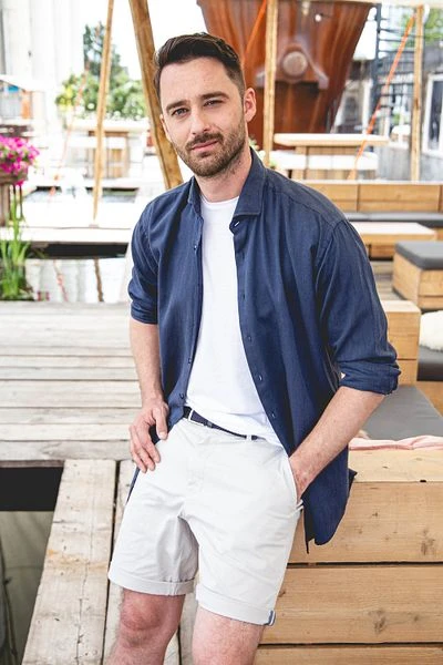 Suitable Prestige Overhemd Funi Donkerblauw 6 Suitable Prestige Overhemd Funi Donkerblauw - Afbeelding 4