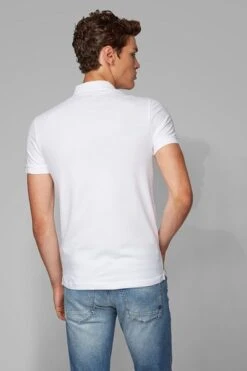 Hugo Boss Polo Passenger Wit 12 Hugo Boss Polo Passenger Wit -Kleding Kortingswinkel 68883 5