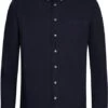 Profuomo Overhemd Garment Dyed Donkerblauw -Kleding Kortingswinkel 69368 4
