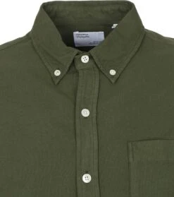 Colorful Standard Overhemd Zeewier Groen -Kleding Kortingswinkel 69492 2