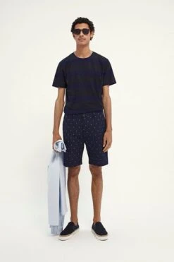 Scotch And Soda Stuart Short Donkerblauw -Kleding Kortingswinkel 69678 4