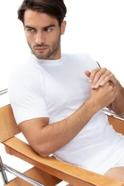 Mey Dry Cotton Olympia T-shirt Wit -Kleding Kortingswinkel 70292 4