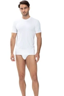 Mey Dry Cotton Olympia T-shirt Wit -Kleding Kortingswinkel 70292 5