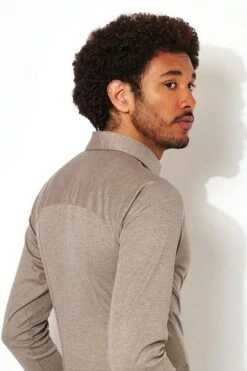 Desoto Overhemd Strijkvrij Modern Kent Lichtbruin 10 Desoto Overhemd Strijkvrij Modern Kent Lichtbruin -Kleding Kortingswinkel 70457 3