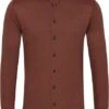 Desoto Overhemd Strijkvrij MK Bruin -Kleding Kortingswinkel 70458 1