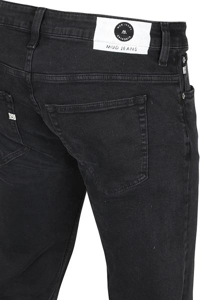 MUD Jeans Denim Regular Dunn Stretch Zwart 5 MUD Jeans Denim Regular Dunn Stretch Zwart - Afbeelding 3