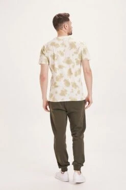 KnowledgeCotton Apparel Teak Joggingsbroek Donkergroen -Kleding Kortingswinkel 70640 5