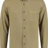 Dstrezzed Overhemd Garment Dyed Tencel Khaki -Kleding Kortingswinkel 70723 1