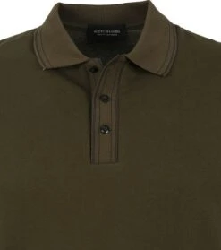 Scotch And Soda Long Sleeve Polo Donkergroen -Kleding Kortingswinkel 70844 2