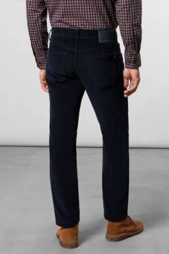 Pierre Cardin Lyon Voyage Corduroy Broek Donkerblauw -Kleding Kortingswinkel 71397 6