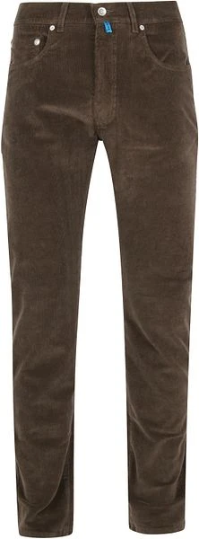 Pierre Cardin Lyon Voyage Corduroy Broek Donkerbruin