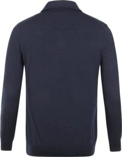 Suitable Prestige Merino Anton Long Sleeve Polo Donkerblauw -Kleding Kortingswinkel 71552 4