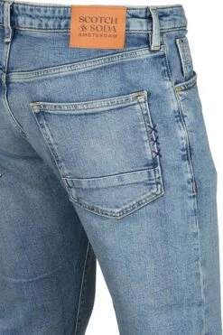 Scotch And Soda Ralston Essential Jeans Blauw -Kleding Kortingswinkel 71601 3