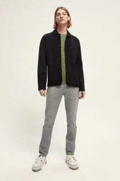 Scotch And Soda Skim Jeans Grijs -Kleding Kortingswinkel 71602 6