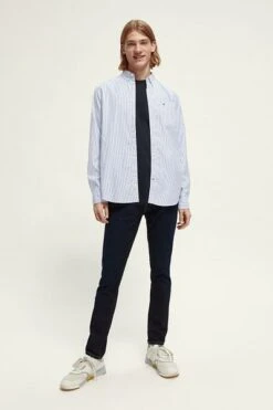 Scotch And Soda Skim Jeans Donkerblauw -Kleding Kortingswinkel 71605 6