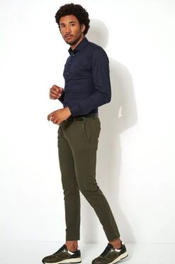 Desoto Overhemd Kent Grafische Print Donkerblauw -Kleding Kortingswinkel 71817 5