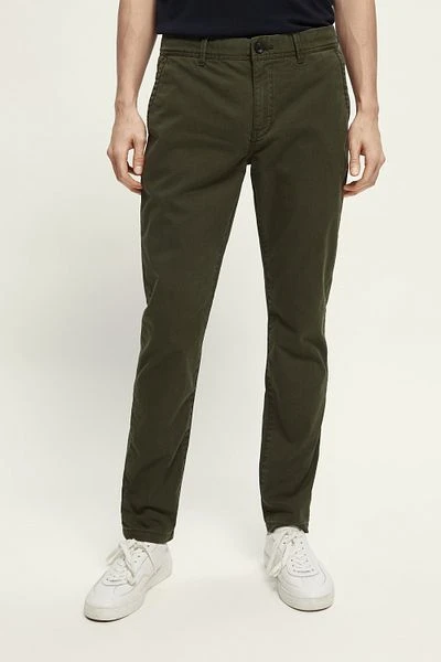 Scotch And Soda Chino Stuart Donkergroen 4 Scotch And Soda Chino Stuart Donkergroen - Afbeelding 2