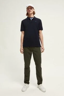 Scotch And Soda Chino Stuart Donkergroen 10 Scotch And Soda Chino Stuart Donkergroen -Kleding Kortingswinkel 71993 5
