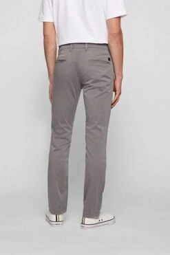 Hugo Boss Chino Schino Slim Grijs -Kleding Kortingswinkel 72043 6