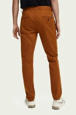 Scotch And Soda Chino Slim Mott Bruin -Kleding Kortingswinkel 72047 5